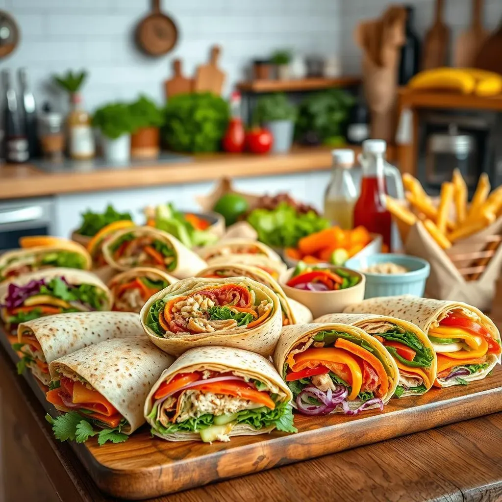 Easy Recipes for Kids Lunch Box: Sandwiches and Wraps