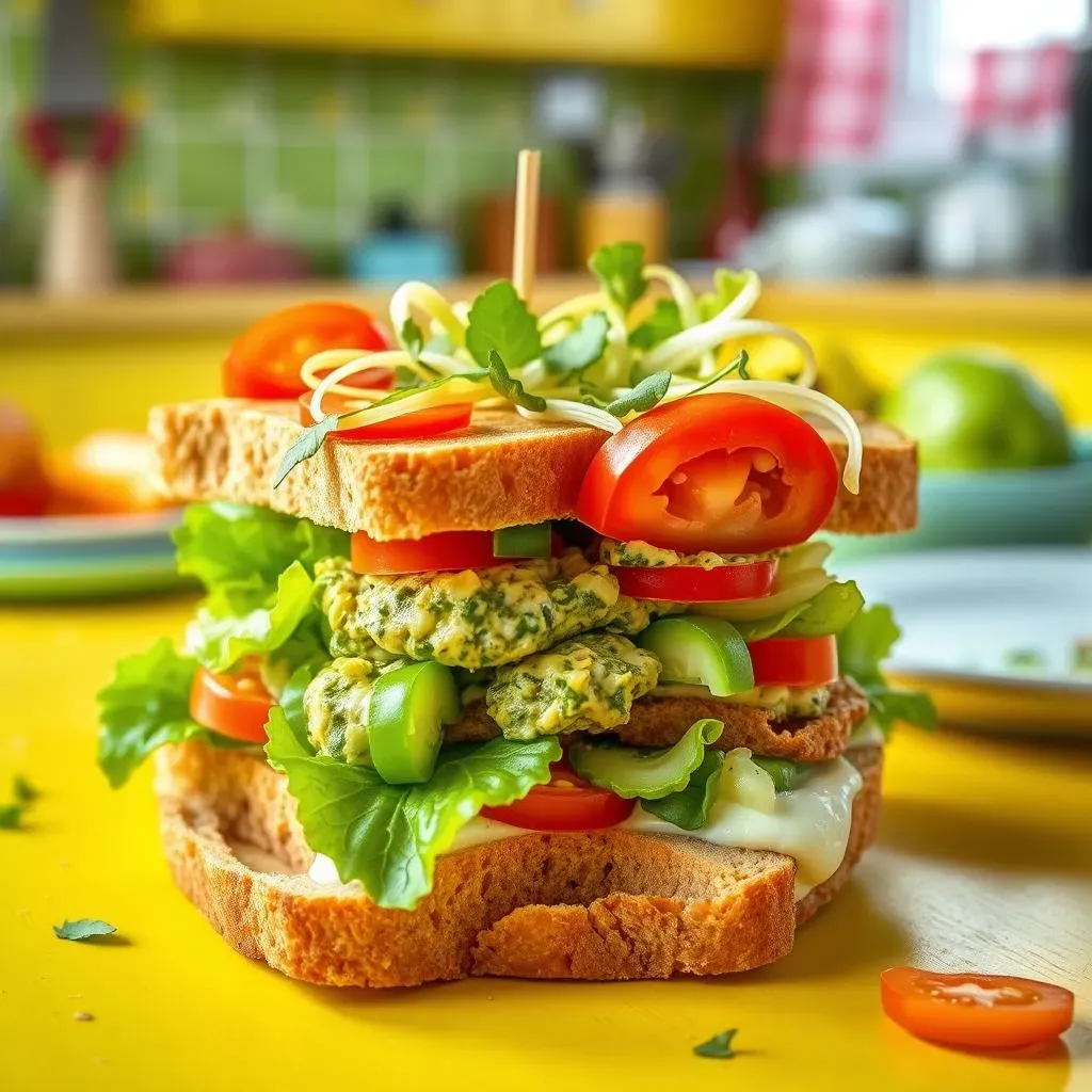 Fun Sandwich Ideas for Kids: Using Pesto or Dip and Adding Vegetables